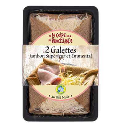 Galettes jambon emmental, La Crêpe de Brocéliande (x 2, 300 g)