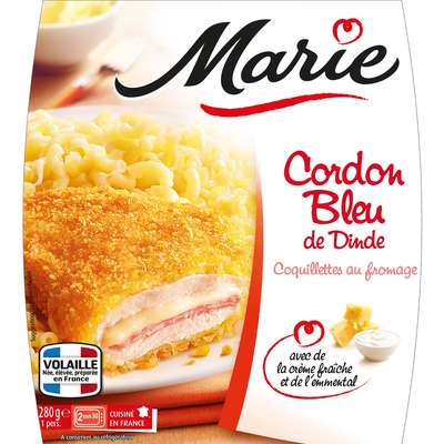 Cordon bleu coquillette au fromage, Marie Frais (280 g)