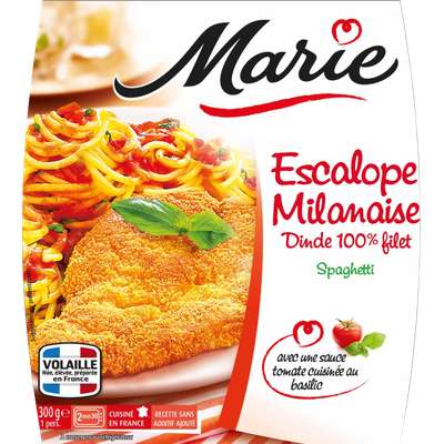 Escalope Milanaise spaghettis, Marie (300 g)