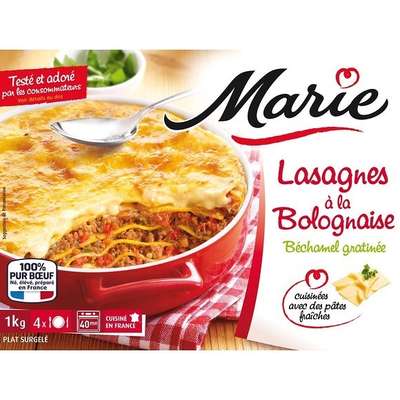 Lasagnes à la bolognaise, Marie (300 g)
