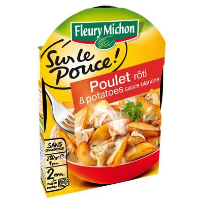 Poulet rôti et potatoes, Fleury Michon (280 g)