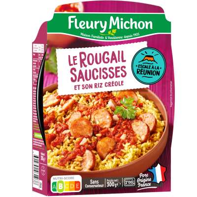 Rougail saucisse et riz créole, Fleury Michon (300 g)
