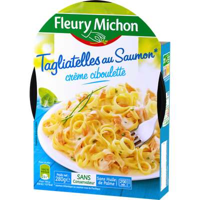 Tagliatelles saumon crème fraîche, Fleury Michon (280 g)