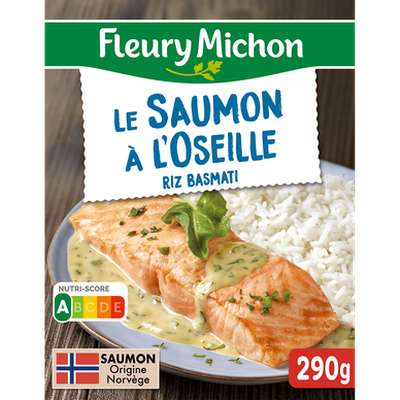 Saumon à l'oseille et riz basmati, Fleury Michon (290 g)