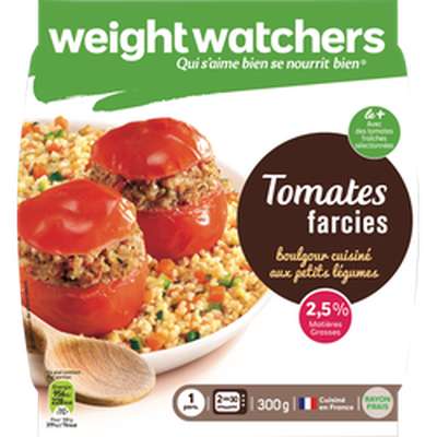 Tomates farcies et boulghour, Weight Watchers (300 g)