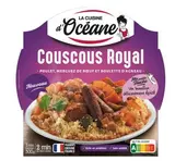 Couscous royal poulet merguez de boeuf et boulette d'agneau, La cuisine d'Océane (300 g)