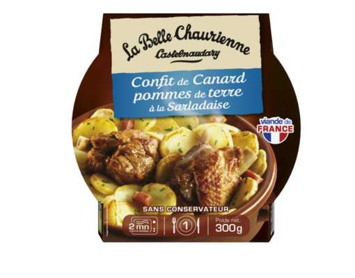 Confit de canard et pomme de terre sarladaises, La Belle Chaurienne (300 g)
