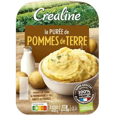 Purée de pomme de terre, Créaline (2 x 200 g)
