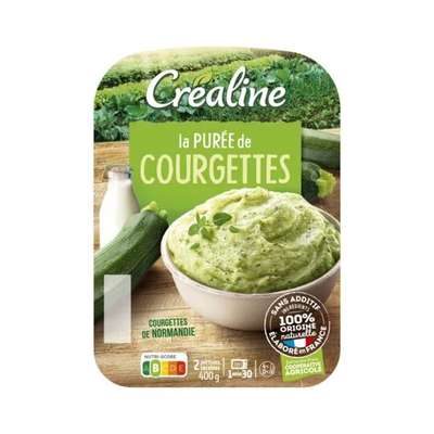Purée de courgettes, Créaline (2 x 200 g)