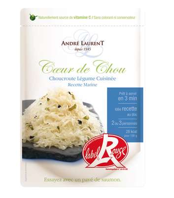Choucroute cuisinée recette marine label rouge, André Laurent (500 g)