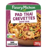 Pad thai aux crevettes, Fleury Michon (280 g)