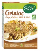 Grinioc orge chèvre miel et noix BIO, Soy (x 2, 200 g)