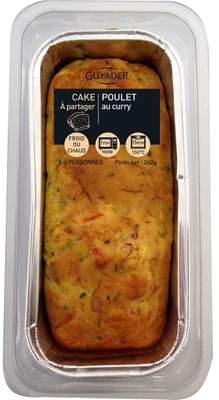 Cake au poulet au curry, Guyader (260 g)