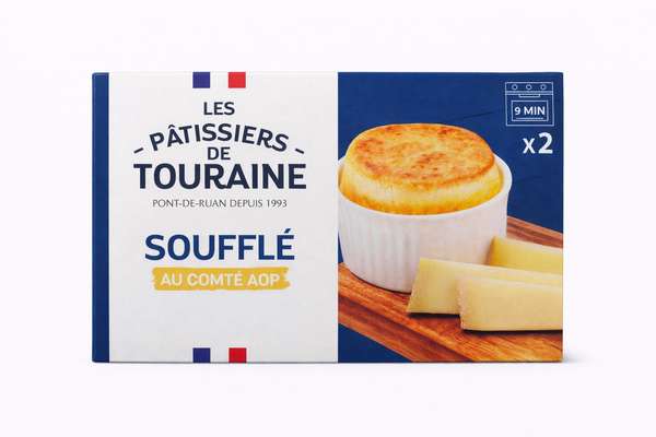 Soufflé "prêt à enfourner" au comté AOP affinage 10 mois, Saint Amour (2 x 80 g)