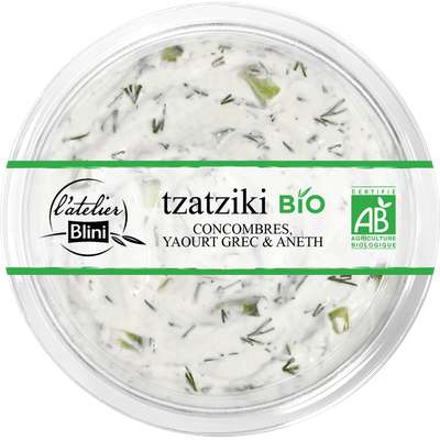 Tzatziki BIO, L'atelier Blini (160 g)