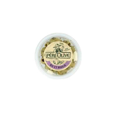 Olive ail et basilic, Père Olive (150 g)