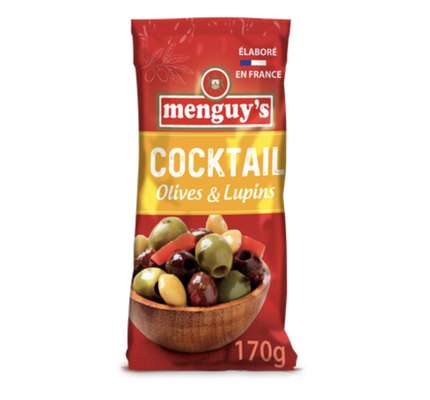 Cocktail Olives & lupins, Mangu'ys (170 g)