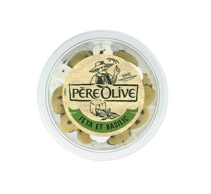 Olive feta et basilic, Père Olive (150 g)