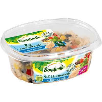 Riz à la Provençale au thon et au basilic, Bonduelle (320 g)