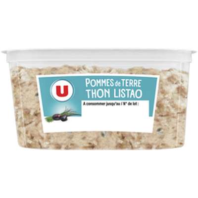 Salade de pommes de terre au thon listao, U (300 g)