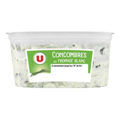 Concombres au fromage blanc, U (300 g)