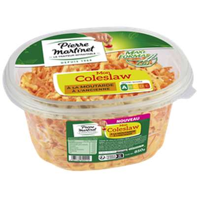 Coleslaw à la moutarde à l'ancienne, Pierre Martinet  (850 g)