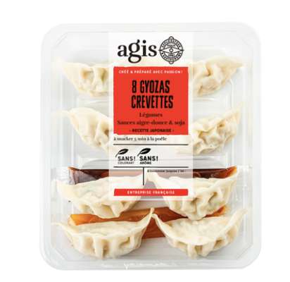 Gyozas aux crevettes, Agis  (200 g)