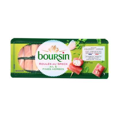 Fromage apéritif roulés au speck, ail et fines herbes, Boursin (x 20, 100 g)