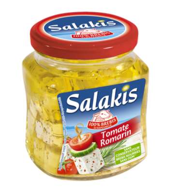 Dés de fromage de brebis à la tomate et au romarin, Salakis (300 g)