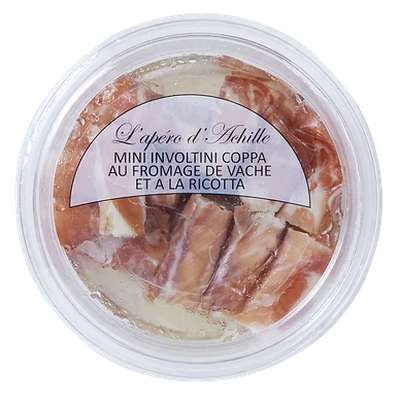 Mini involtini coppa et fromage, L'Apéro d'Achille (110 g)