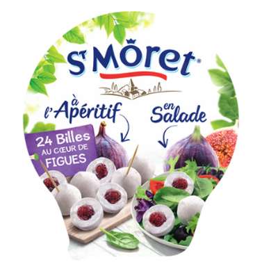 Billes de fromage frais au coeur figues, St Môret (100 g)