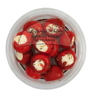 Petits poivrons farcis au fromage et à la ricotta, L'Apéro d'Achille   (150 g)