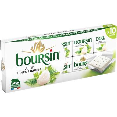 Boursin Ail & Fines Herbes (x 10, 160 g)