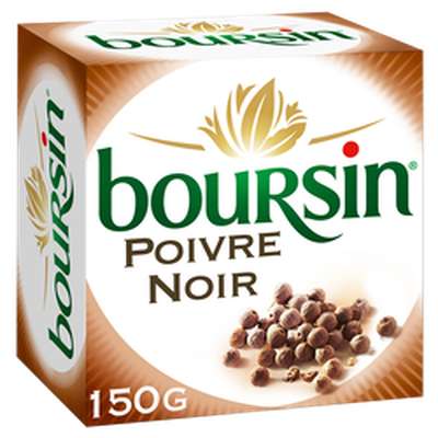 Boursin au poivre noir (150 g)