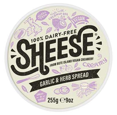 Ail & fines herbes à tartiner vegan, Sheese (255 g)