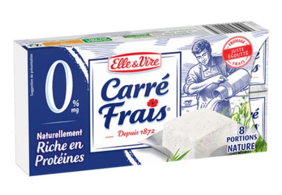 Fromage à tartiner nature 0%, Carré Frais (200 g)