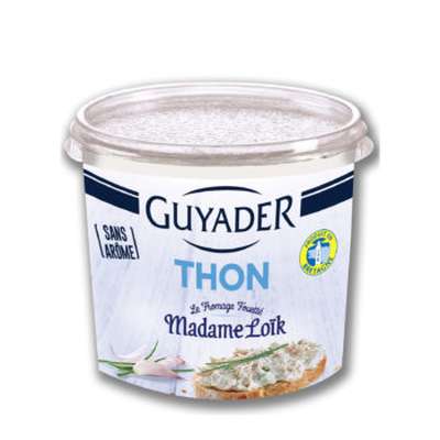 Madame Loïk Tartinable de thon et Fromage fouetté, Guyader (120 g)