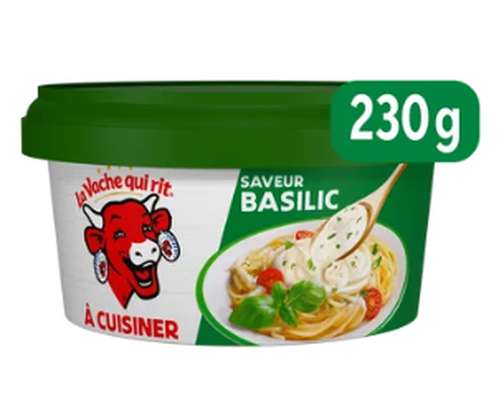 Fromage à cuisiner au basilic, La Vache quit Rit (230 g)