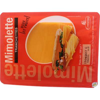Mimolette au lait pasteurisé 24% de MG, Le Centurion (200 g)