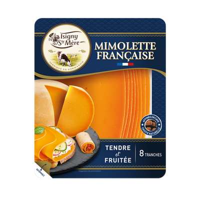 Mimolette française tendre & fruitée au lait pasteurisé 24% de MG, Isigny Sainte Mère (150 g)