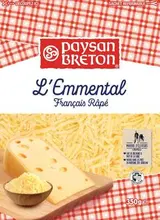 Emmental râpé 29% de MG, Paysan Breton (350 g)