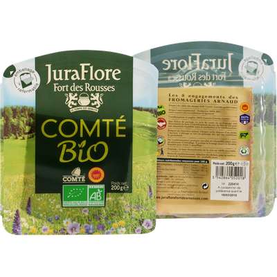 Comté AOP au lait cru BIO, Juraflore (200 g)