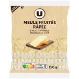 Fromage au lait pasteurisé meule fruitée râpé 33%mg, U (150 g)
