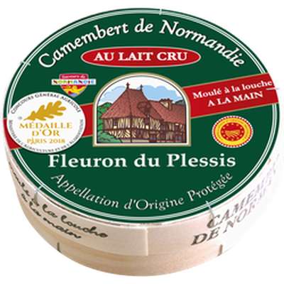 Camembert AOC de Normandie au lait cru, Fleuron du Plessis (250 g)
