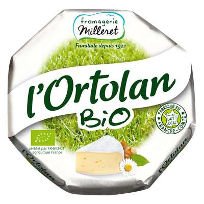 L'Ortolan BIO, Paysange - Fromagerie Milleret (250 g)