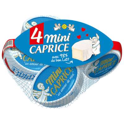 Fromage pasteurisé 31% MG, Caprice des Dieux (4 x 50 g)