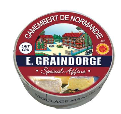 Camembert AOP au lait cru Spécial affiné, E.Graindorge (250 g)