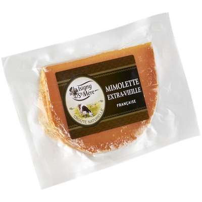 Mimolette extra vieille au lait pasteurisé 27% de MG, Isigny Sainte Mère (200 g)