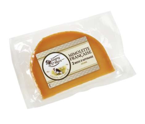 Mimolette française jeune 3 mois d'affinage, Isigny Sainte Mère (210 g)