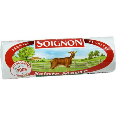 Sainte Maure au lait de chèvre pasteurisé, Soignon (200 g)